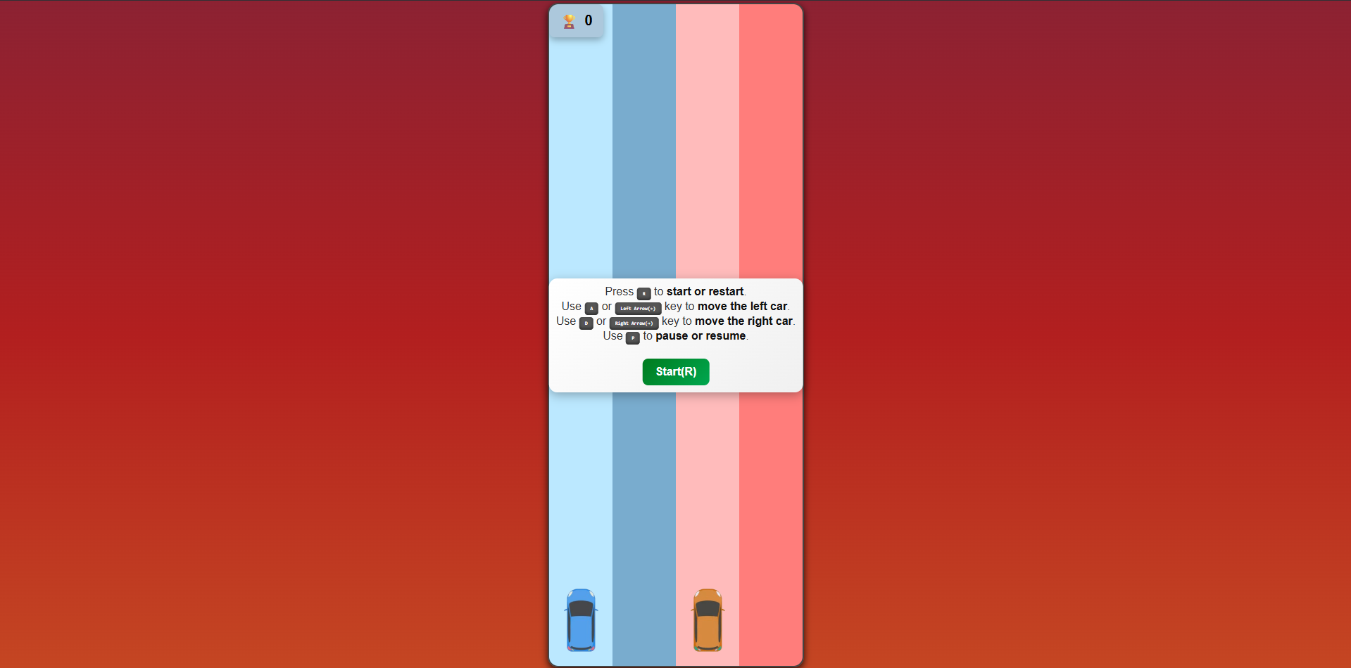 two-cars screenshot