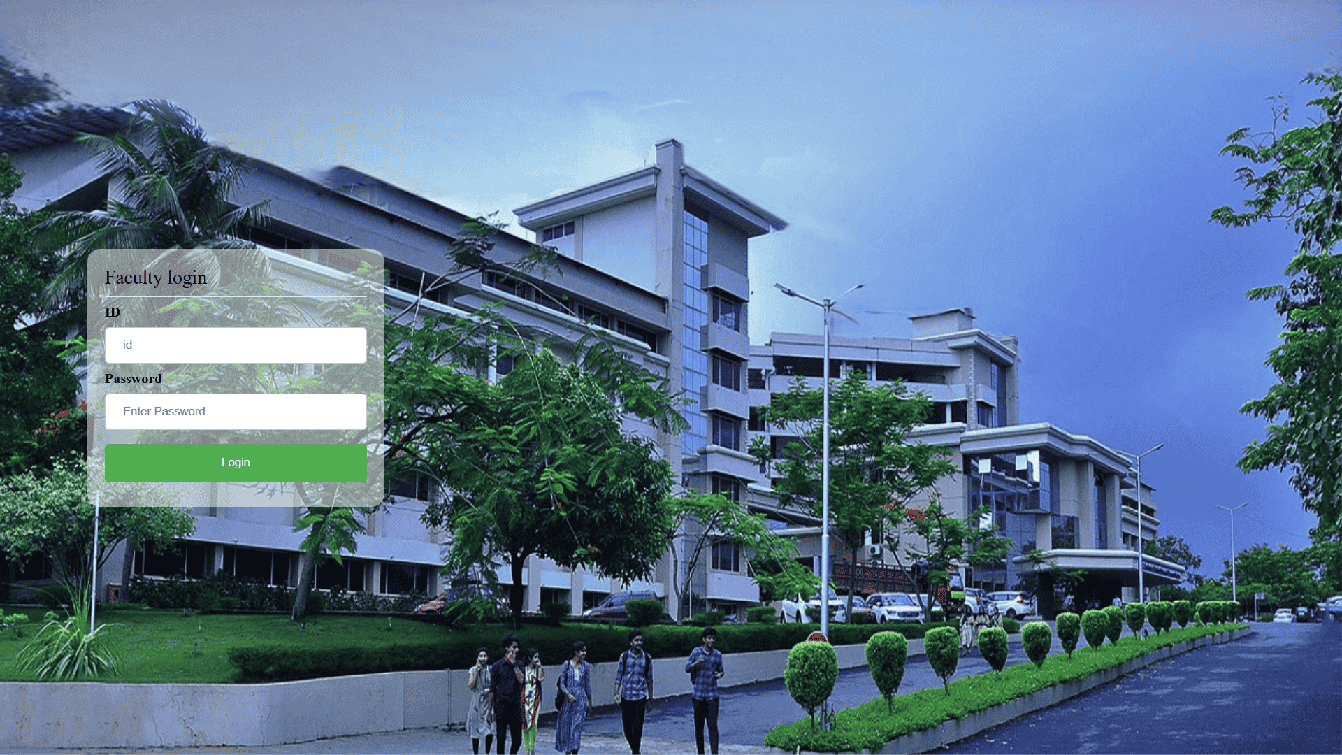 AJIMS Employee Management Portal screenshot